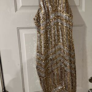Mardi Gras ready…Gold Sequin Dress 🎄🎄💃🏽💃🏽💃🏽